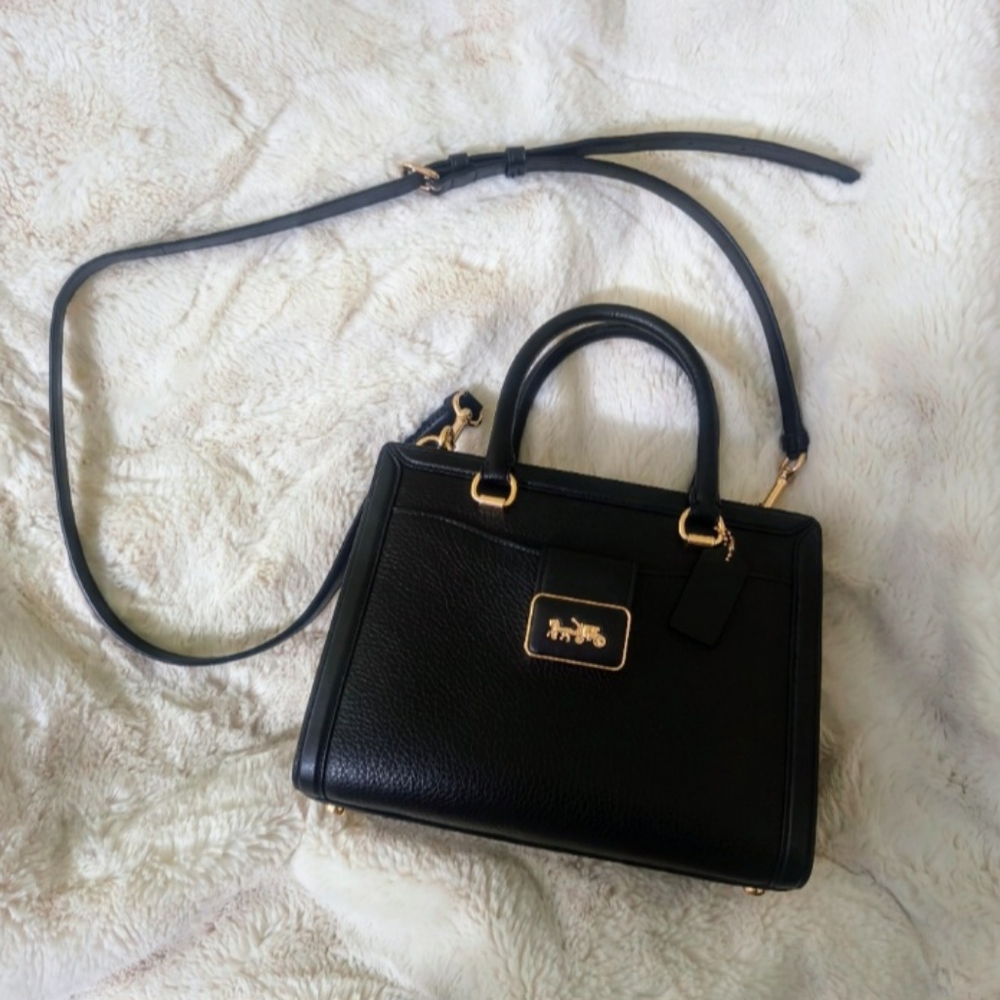 Coach Black Grace Satchel